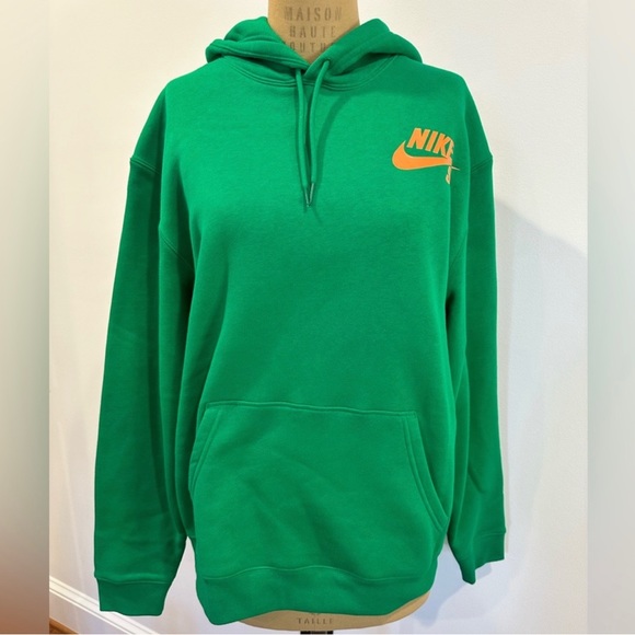Nike Tops - EUC NIKE Green & Orange SB Hoodie, Size Medium, WORN ONCE!
